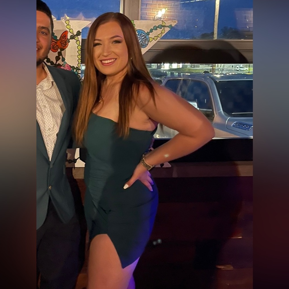 Green Party Dress